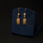 Scarab earrings