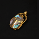 mother of pearl scarab